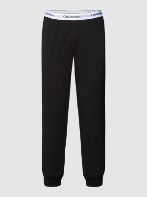 Spodnie sportowe relaxed fit Calvin Klein Underwear czarne