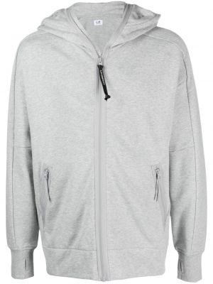 Jersey fleece hoodie C.p. Company grau