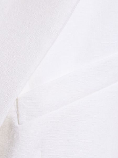 Λινένιος μπλέιζερ Michael Kors Collection λευκό