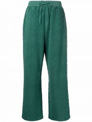 Žakárové pletené kalhoty Ambush zelené