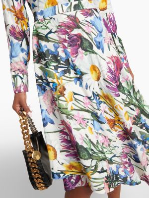 Midi suknja s cvjetnim printom Stella Mccartney