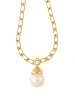 Přívěsek s perlami Susan Caplan Vintage zlatý