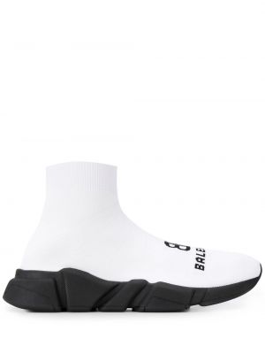 Sneakers med slip-on Balenciaga Speed vit