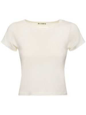 Bavlněné tričko s krátkými rukávy Eterne černé