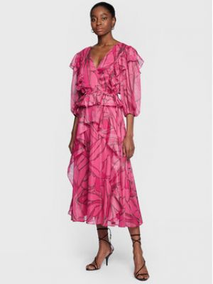 Коктейльное платье Ted Baker розовое