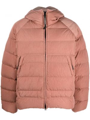 Pernata jakna C.p. Company ružičasta