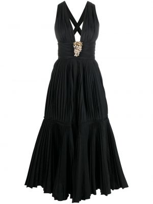 Макси рокля с кристали Roberto Cavalli черно