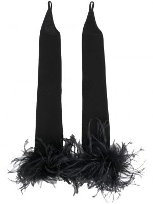 Γάντια με φτερά Styland μαύρο