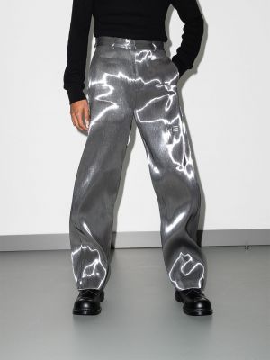 Pantalones con apliques Heliot Emil gris