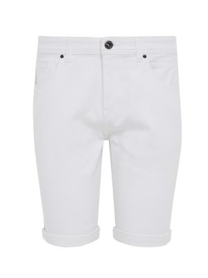 Pantaloni Threadbare alb