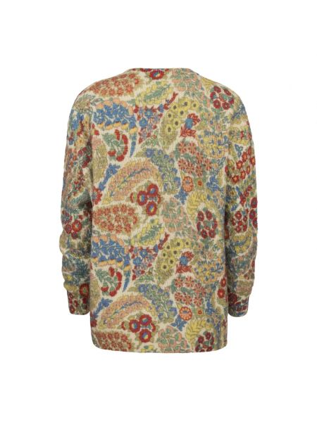 Sweter wełniany z wzorem paisley Etro