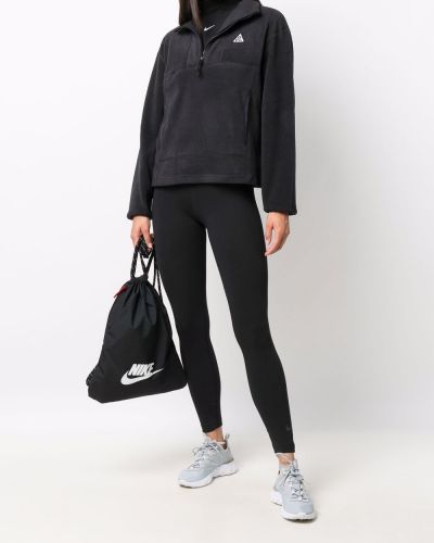 Jersey con bordado de tela jersey Nike negro