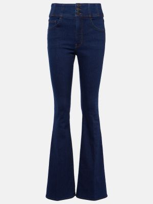 Skinny džíny s vysokým pasem Veronica Beard modré
