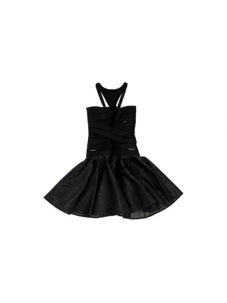 Sukienka bawełniana Versace Pre-owned czarna