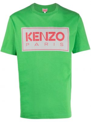 Póló nyomtatás Kenzo zöld