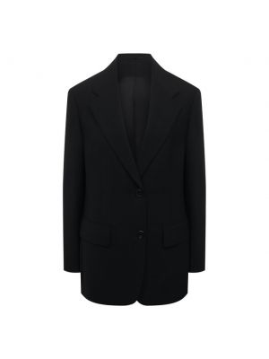 Шерстяной пиджак Prada, черный
