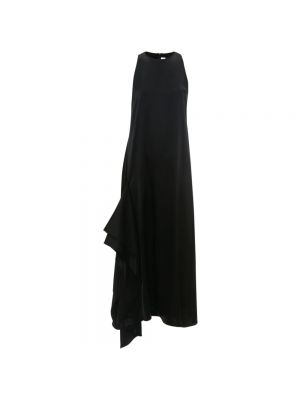 Czarna sukienka długa drapowana Jw Anderson