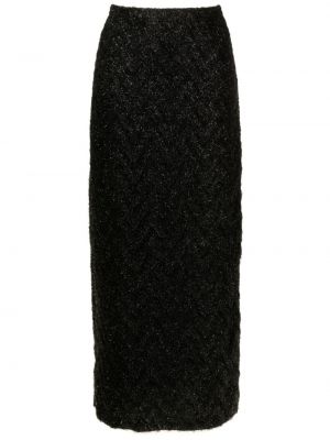 Midi sukně Gloria Coelho černé