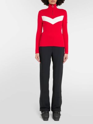 Džemper s patentnim zatvaračem Fusalp crvena