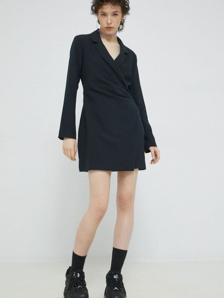 Sukienka mini dopasowana Abercrombie & Fitch czarna