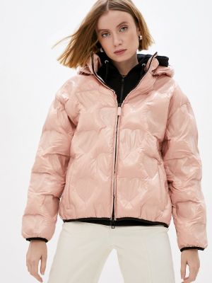 Утеплена куртка Love Moschino, рожева