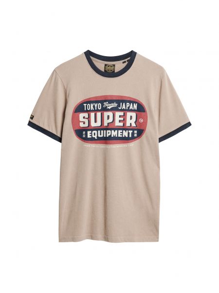 T-shirt Superdry marron
