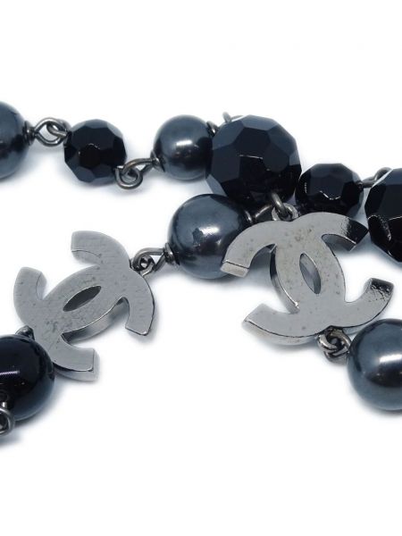 Stříbrný náhrdelník s korálky Chanel Pre-owned