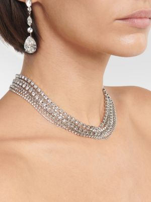 Ogrlica s kristali Jennifer Behr srebrna