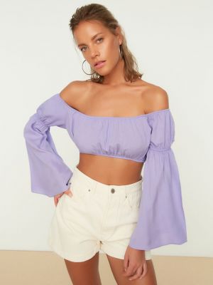 Bluză Trendyol violet
