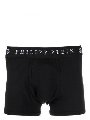 Trykt bomull boksershorts Philipp Plein svart