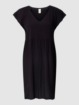 Sukienka midi z wiskozy Qs By S.oliver czarna