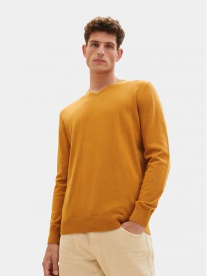 Sweter Tom Tailor pomarańczowy