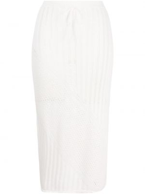 Midi sukně Gimaguas bílé