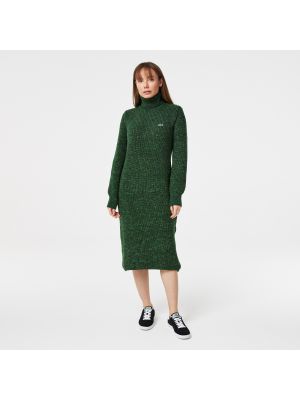 Платье с высоким воротником Lacoste Зеленое