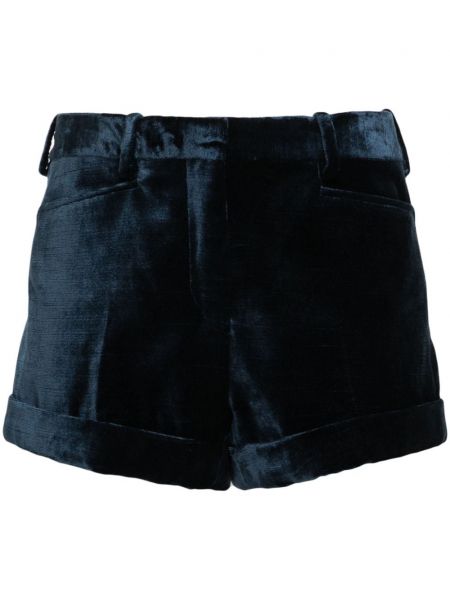 Velour shorts Tom Ford blå