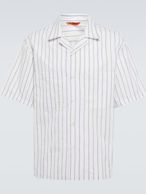 Dryžuota medvilninė marškiniai Barena Venezia balta