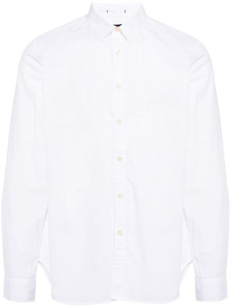 Памучна риза Paul Smith бяло