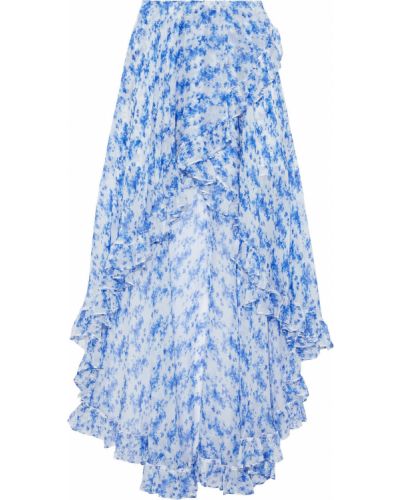 Modré šifonové sukně Caroline Constas