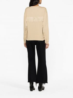 Sweatshirt mit fransen mit rundem ausschnitt Polo Ralph Lauren beige