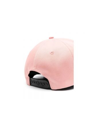 Gorra de algodón Palm Angels rosa