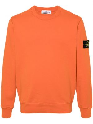 Sweatshirt aus baumwoll Stone Island orange
