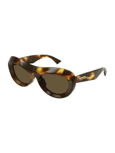 Okulary przeciwsłoneczne Bottega Veneta brązowe