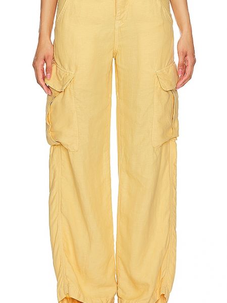 Pantalon cargo Nsf jaune