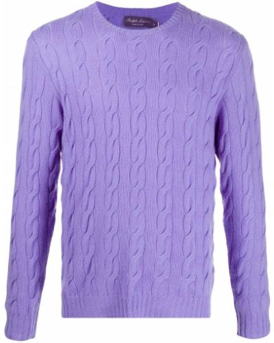 Jersey de punto de tela jersey Ralph Lauren Purple Label violeta
