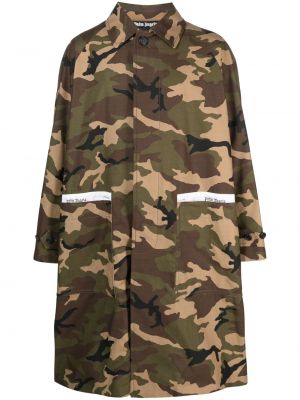 Cappotto con stampa camouflage Palm Angels