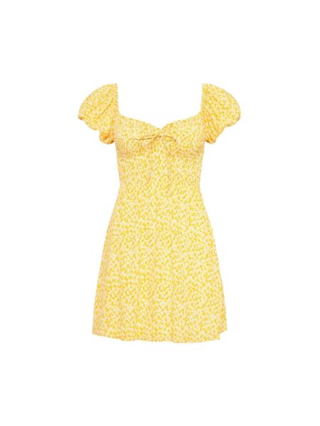 Mini robe Faithfull The Brand jaune