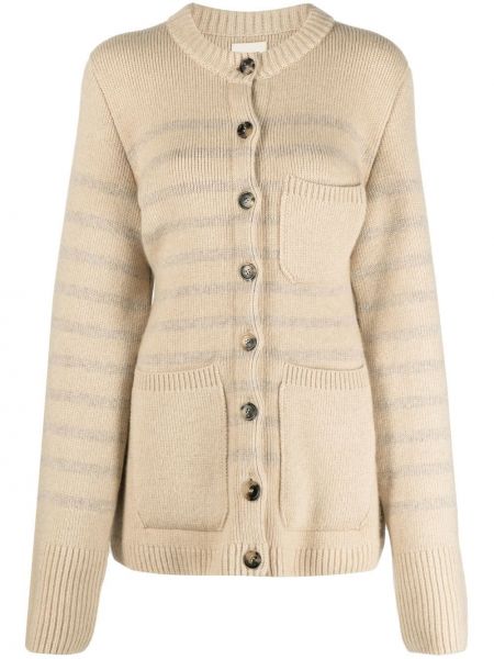 Strickjacke Khaite beige