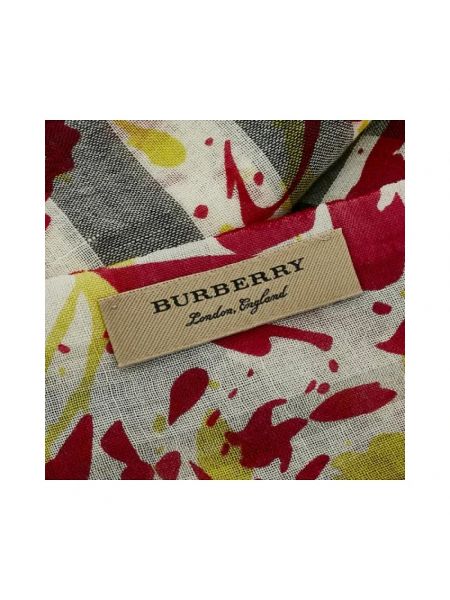 Bufanda de lana retro Burberry Vintage beige