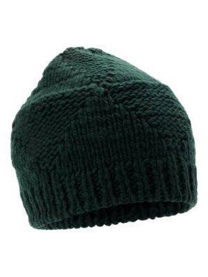 Шерстяная шапка Bottega Veneta зеленая