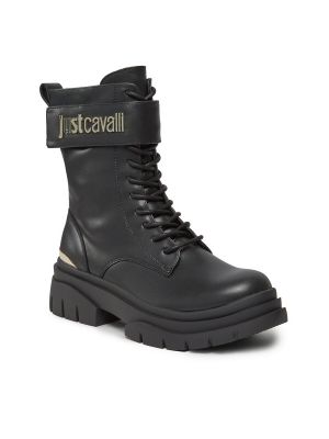Škornji Just Cavalli črna